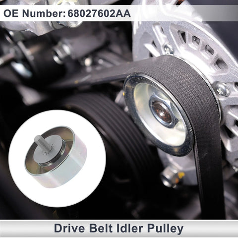 Jeep Wrangler (2007-2013) 1 x Pcs Drive Belt Idler Pulley
