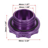 Subaru Purple Aluminum Alloy Gas Oil Filler Plug Cover