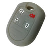 Ford Fiesta, Edge, Explorer, Flex, F-250, F-350 Grey Silicone Key Cover Case