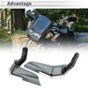 Motorcycles Knuckle Guard Protector Black Aluminum Alloy ABS Hand Guard