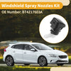 Ford Edge (2015-2023) with Hose Connector Windshield Washer Nozzle Kit