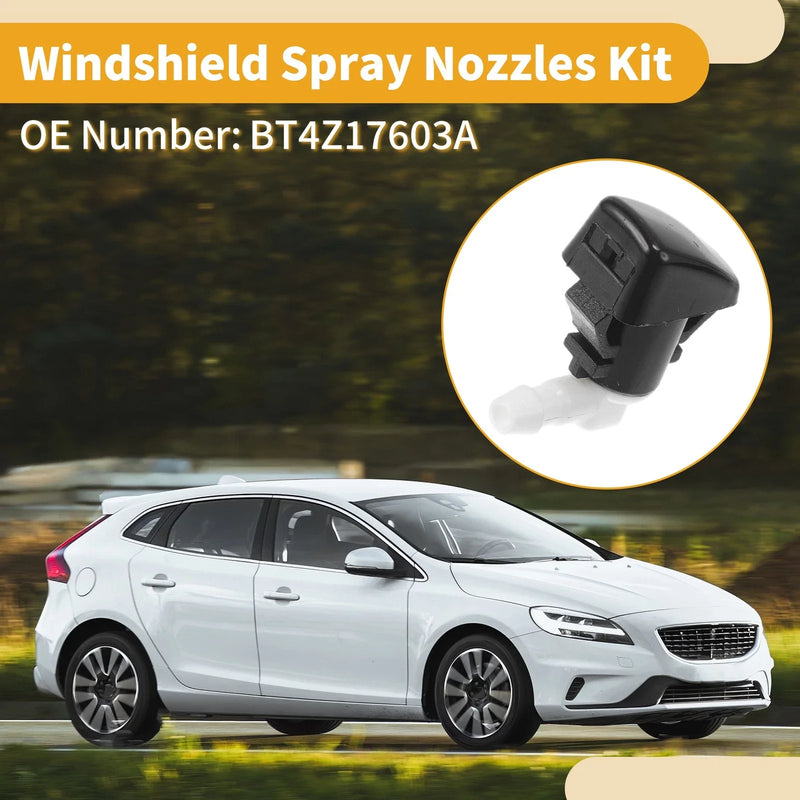 Ford Edge (2015-2023) with Hose Connector Windshield Washer Nozzle Kit