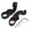 Harley 1 1/4" Adjustable Black Footrest Pegs