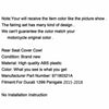 2015-2019 Ducati 1299 Panigale Rear Pillion Cover (2015-2019)