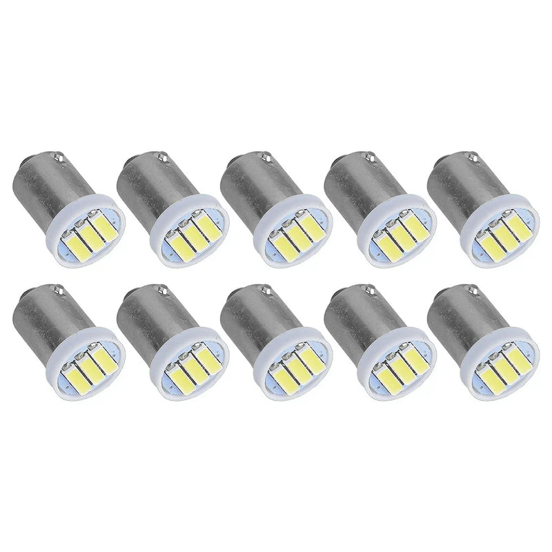 Car 10 x BA9S T4W 7020 LED Dome Map Side Marker Bulbs