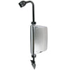 Mitsubishi Pajero Front Left Chrome Manual Door Mirror (1982-1991)