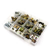 Car Fender Bumper 150 Pcs U-Type Metal Screw Nut Clips