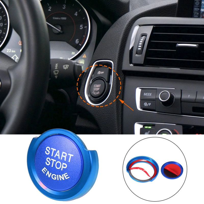 BMW 1 2 3 4 Series X1 X2 Engine Start Stop Button Cap Ring (2011-2023)