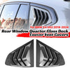 BMW X4 G02 Rear Window Quarter Glass Duct Vent Covers (2018–2024)