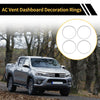 Toyota Tacoma AC Vent Dashboard Decoration Rings 1 Set (2016-2023)