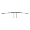 Harley Sportster, Dyna 1-1/4" Fat Chrome 6" Rise T-Bars Handlebars (2004-2023)