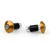 Scooter Moped 7/8" Gold Bar Ends Handlebar Weights