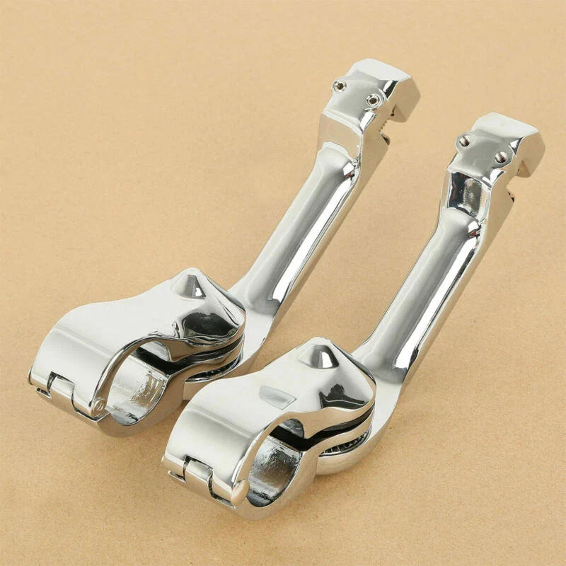 Harley Road Street Glide 32mm Engine Guard Bar Highway Footpeg Pegs (2006-2023)