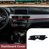 BMW X1 F48 2016-2022 Sun Protector Black Blue Dash Cover Mat