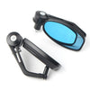 Motorcycle - Black 7/8" Aluminum Rear View Side Mirrors