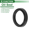 Oil Seal Rotary Shaft Seal NBR Rubber 32x40x5mm Black 5 Pcs