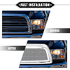 Dodge Ram 1500 Chrome Silver Tone Front Grille Assembly (2009-2010)