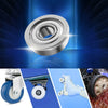 Make Model 10 pcs 4x11x4mm Single Row Flanged Deep Groove Ball Bearing