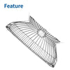 Lexus ES350 (2019-2021) Chrome Silver Tone Hood Bumper Grille
