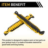 Jeep Wrangler TJ JK JKU (2007-2018) Black Yellow 2 x Door Limiting Straps