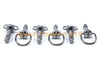 Bike 6x dzus Attache Anneau D Poignée Moto Tête de Fourche Fixation Clou