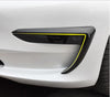 Tesla Model 3 2 x Carbon Fiber Fog Light Eyebrow Covers (2017-2023)