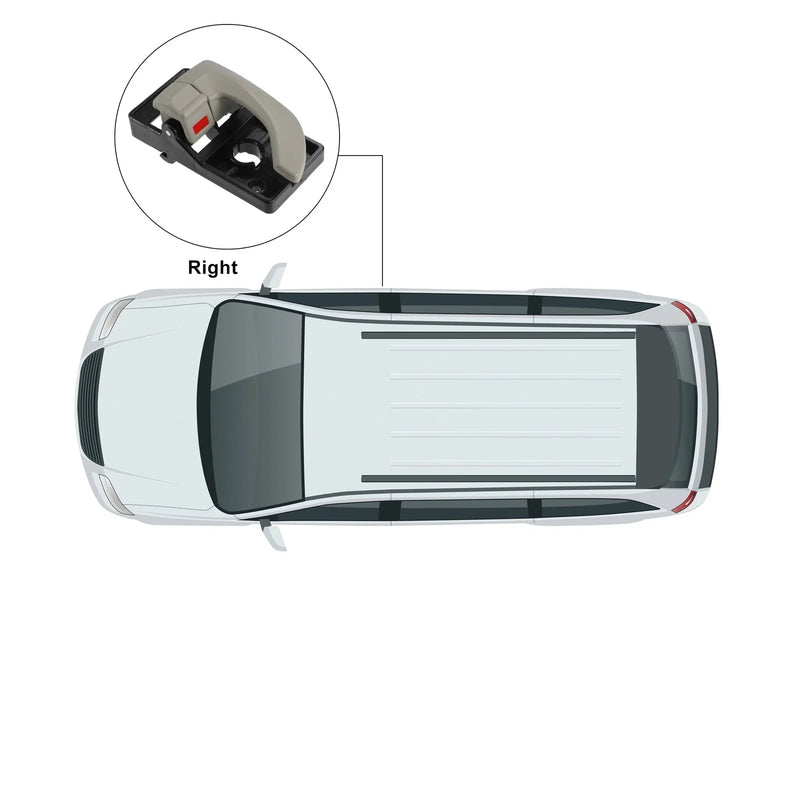 Hyundai Tucson (2016-2023) - Black Beige Interior Door Handle