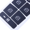 Mercedes Benz Vinyl Decal Repair Buttons (Fits Various Models)