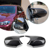 BMW E90 E92 E93 Carbon Fiber M3 Style Mirror Cover Caps (2005–2013)