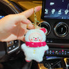 Gift Decorations Keyring Plush Christmas Keychain