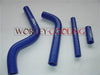 YAMAHA YZ125 BLUE silicone radiator hose (1996-2001)