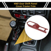 Jeep Wrangler JL JLU (2018-2024) Carbon Fiber Red 4WD Gear Shift Panel Cover