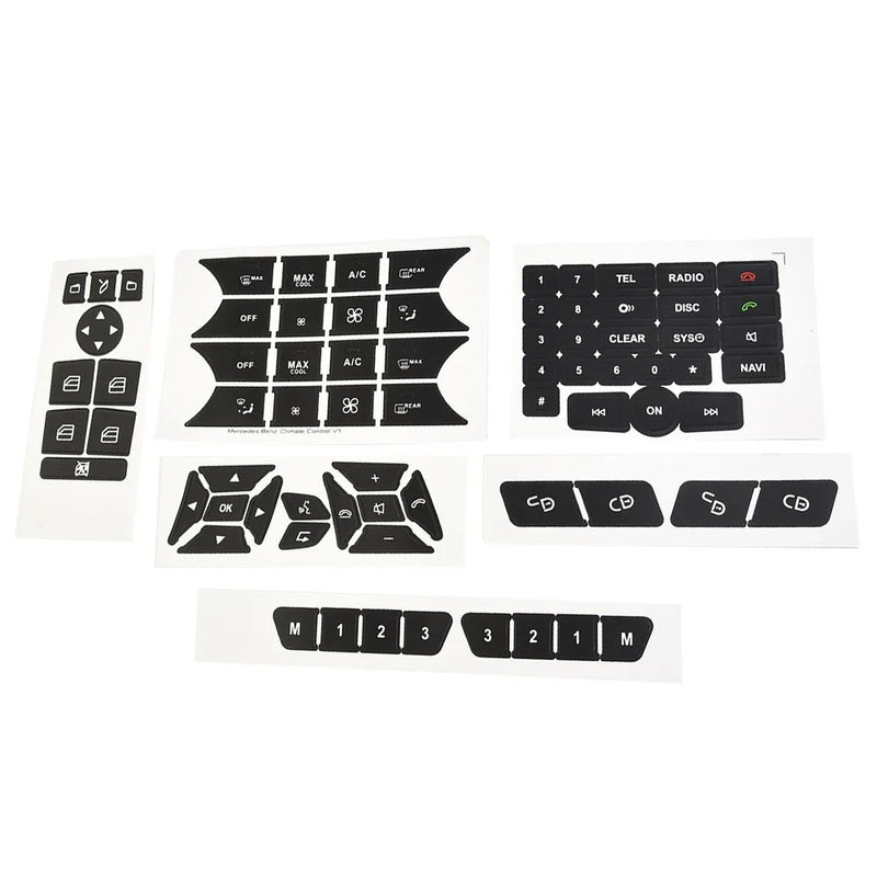 Car Button Stickers Front Radio Repair Steering Steel