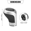 BMW 1 3 Series 6 Speed Gear Shift Knob Head Black Silver (1982-2013)