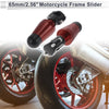 2 x Aluminum Alloy Motorcycle Slider Frame Red
