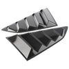 Chevy Camaro Carbon Fiber Rear Side Window Louver Covers (2016-2018)