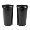 Harley Touring Electra Street Tri Glide Black Fork Slider Covers (2014+)