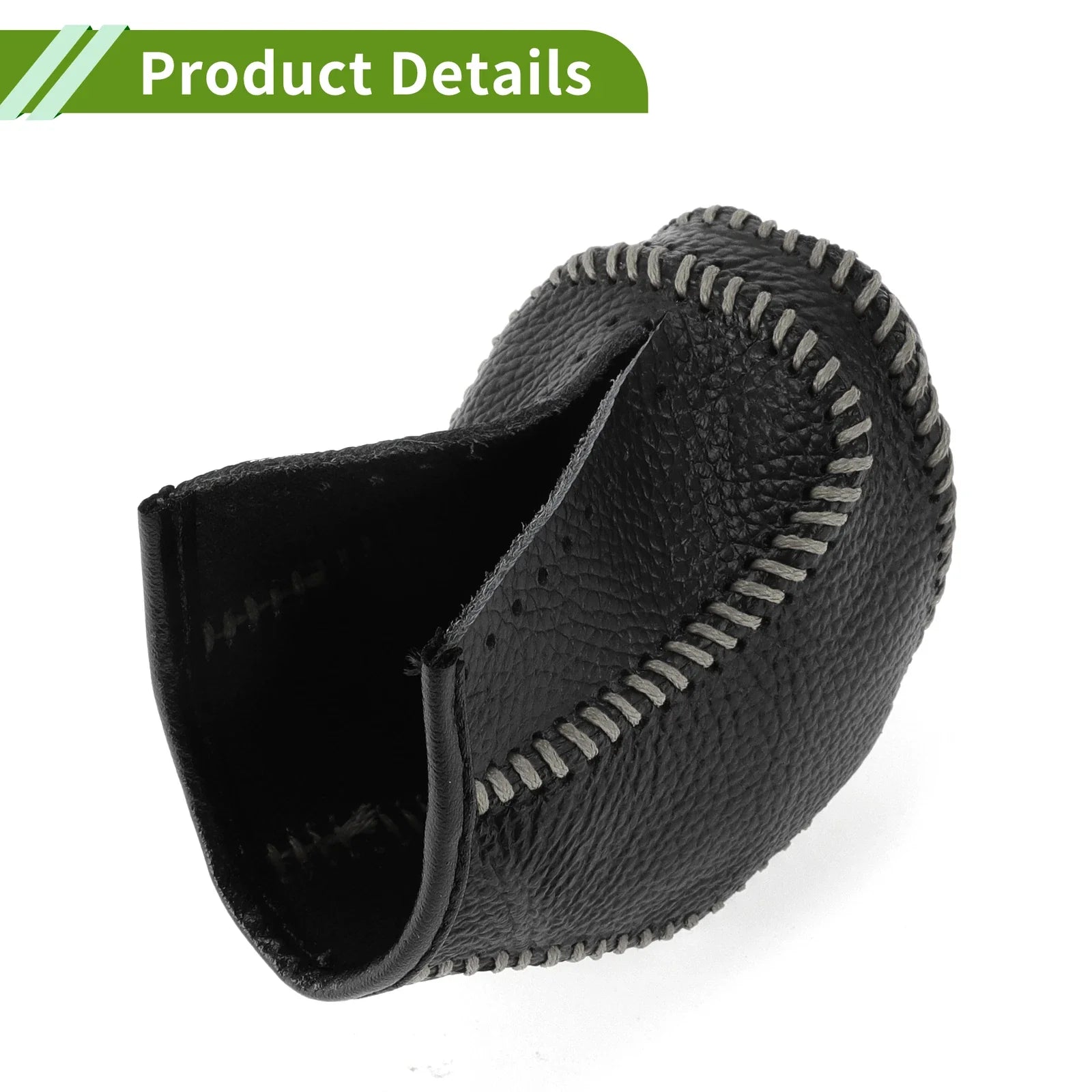 Car Gear Shift Knob Cover for Toyota Tacoma (2016-2022) Pebbled Black Grey