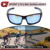 Motorcycle Motorcycle Goggles Blue Lens Black Frame Tri-acetel Cellulose