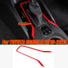 TOYOTA COROLLA ABS Red Interior Gear Shift Panel Trim Cover Decor (2019–2023)