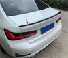 BMW 3 Series G20 G28 Sedan Glossy Black Rear Spoiler P Style Wing (2019-2024)