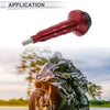 Motorcycle 0.63" Aluminum Alloy Plastic Motorcycle Slider Frame 1 Pcs Red