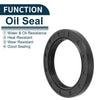 Make Model Oil Seal 50x70x8mm NBR Black 5Pcs