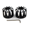 Harley Electra Glide Sportster Black CNC Front Axle Cap Nut Cover