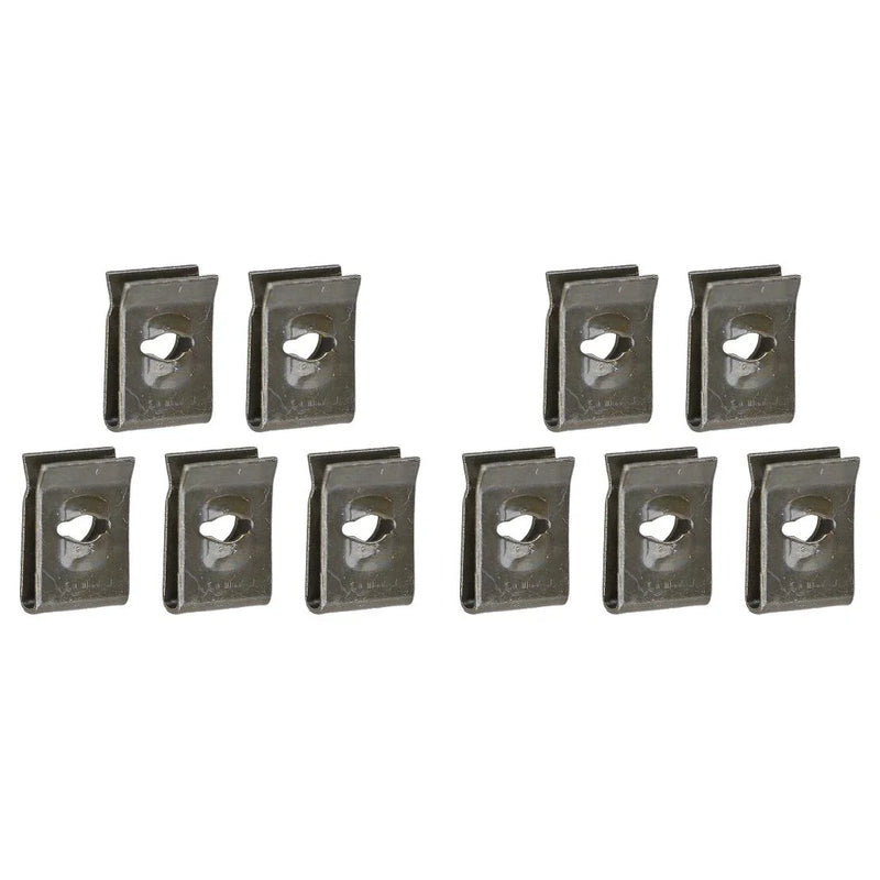 Car Bumper Inner Fender 50PC U-Type Groove Clips Fastener Retainers