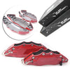 Universal Car - Large & Medium Red 4 x 3D Metal Brake Caliper Covers