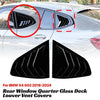 BMW X4 G02 Gloss Black Rear Window Louver Vent Cover (2018–2024)