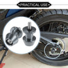 Make Model Pair Swingarm Spools 6mm CNC Sliders Titanium Tone