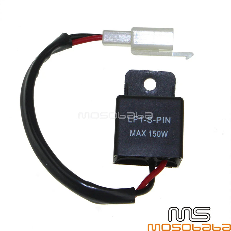 Honda, Harley, Suzuki, Yamaha 12V 2-Pin LED Flasher Relay