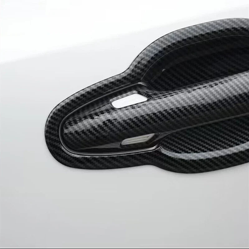 Toyota Highlander Carbon Fiber Exterior Door Handle & Bowl Cover Trim (2015–2019)